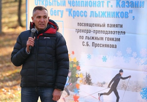 Состоялся открытый чемпионат г.Казани  "Кросс лыжников", посвященный памяти тренера- преподавателя С.Б. Преснякова