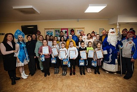 Лыжный спорт глазами юных художников