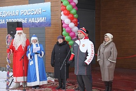 В селе Базарные Матаки Алькеевского района открыта модульная лыжная база