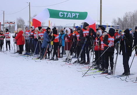 На лыжне имени Героя Советского Союза